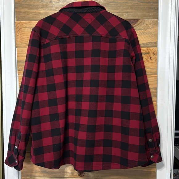 Orvis Women's Long Sleeve‎ Red and Black Buffalo Checked Plus Size Jacket XXL - Picture 5 of 6
